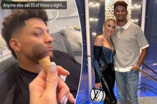 Patrick Mahomes' wife Brittany teases QB over ice cream fondness