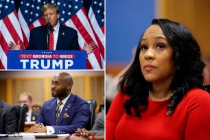 Former President Donald Trump's defense team filed a motion on Monday seeking to dismiss and disqualify embattled Fulton County DA Fani Willis from the Georgia election fraud case.