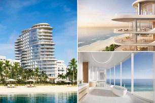 The Miami Beach penthouse is the most expensive unit ever sold, closing at over $120 million. 