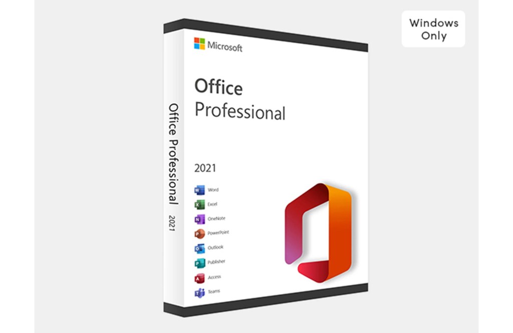 Microsoft Office Professional 2021 for Windows: Lifetime License

