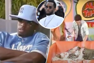 An old video has resurfaced of Sean "Diddy" Combs making a cringey cameo in a Nickelodeon sketch.