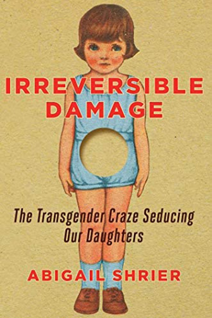 The book cover of "Irreversible Damage."