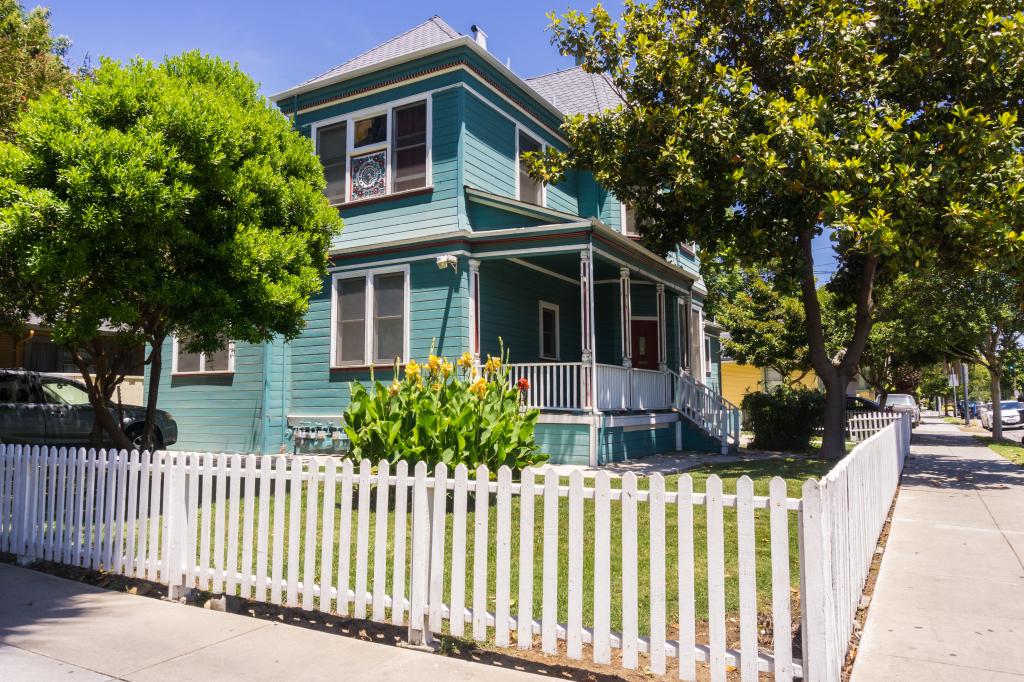 A vibrantly colored home in San Jose.