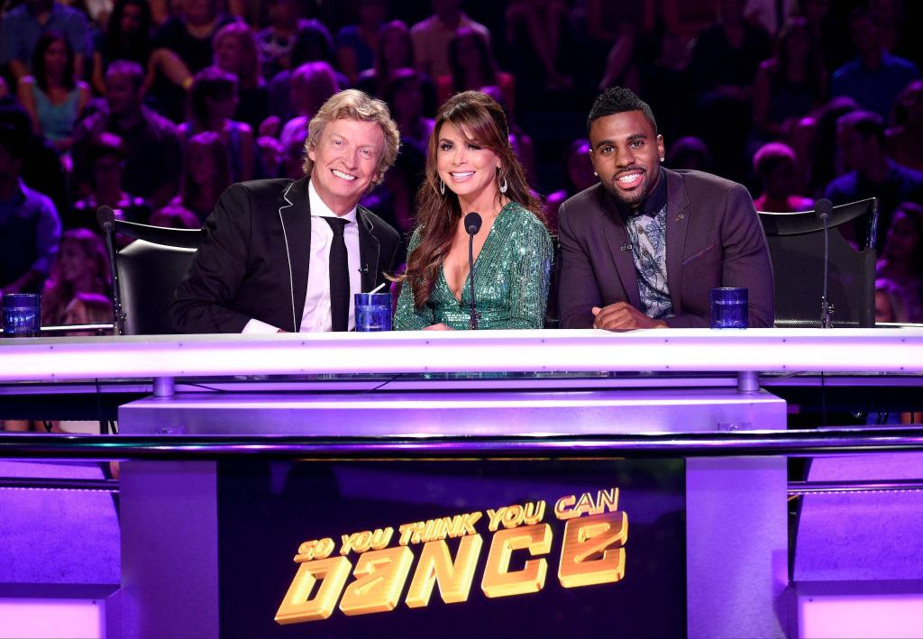 Nigel Lythgoe, Paula Abdul and Jason Derulo on Season 12 of "So You Think You Can Dance."