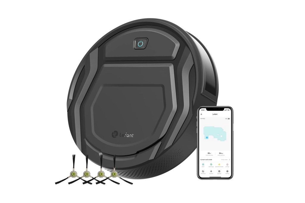 black robot vacuum