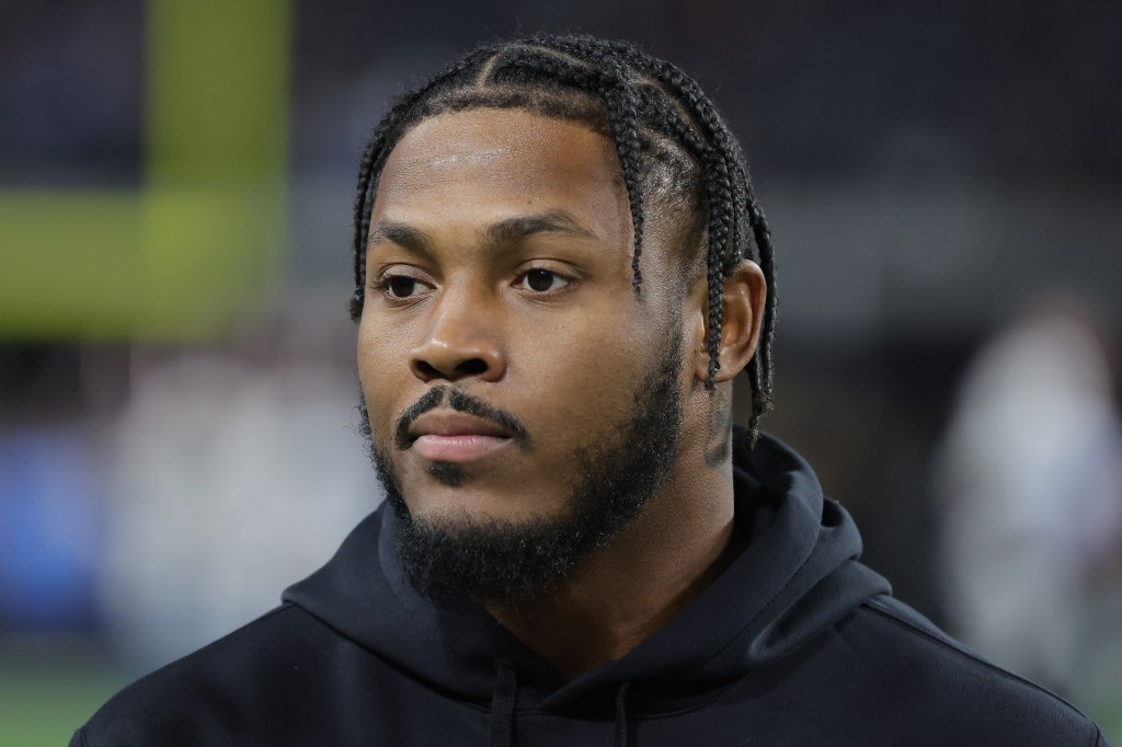 Josh Jacobs, 26, spent his first five NFL seasons with the Raiders.