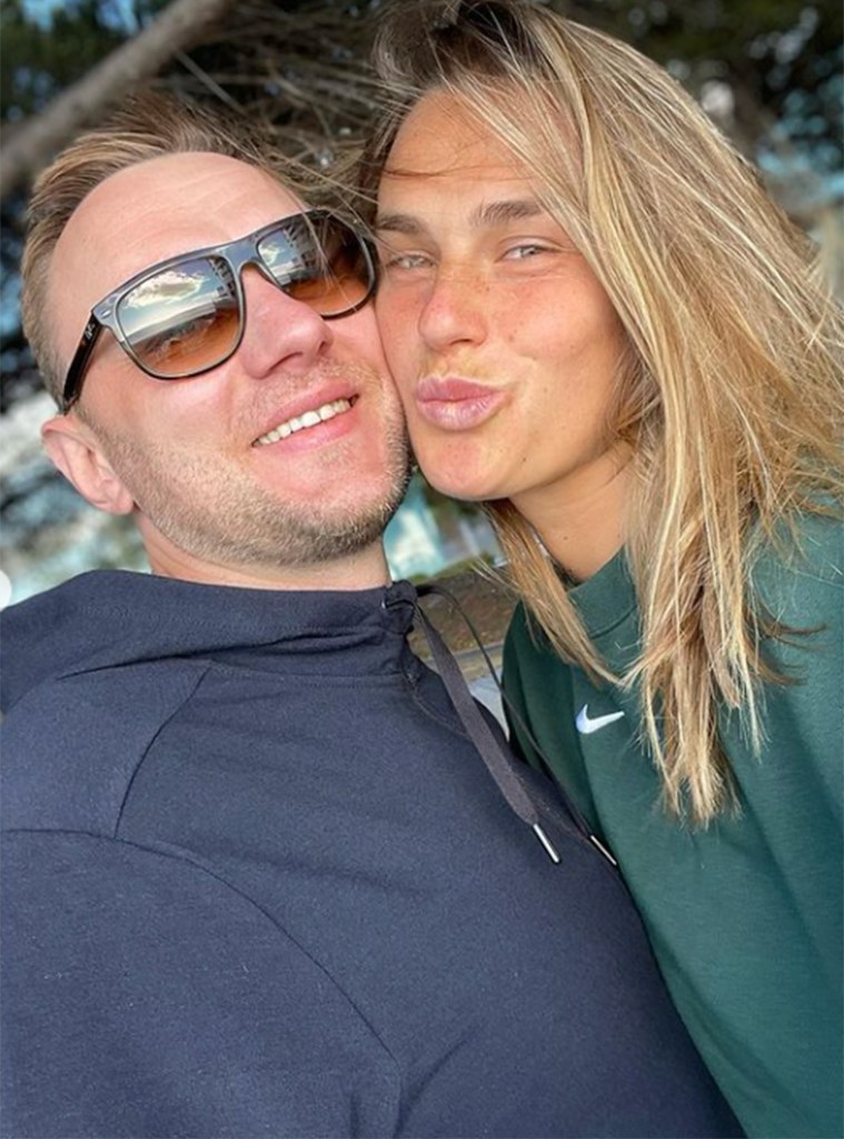 Konstantin Koltsov and Aryna Sabalenka