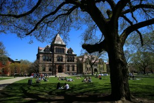 Sayles Hall on the campus of Brown University.