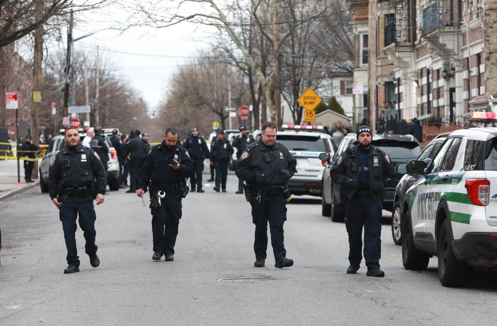 The scene where a teen was shot at 762 Cauldwell Ave in the Bronx Thursday, March 7, 2024.