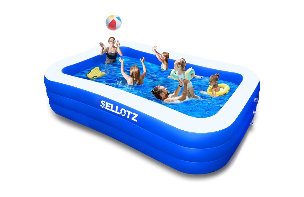 SELLOTZ Inflatable Pool for Kids and Adults