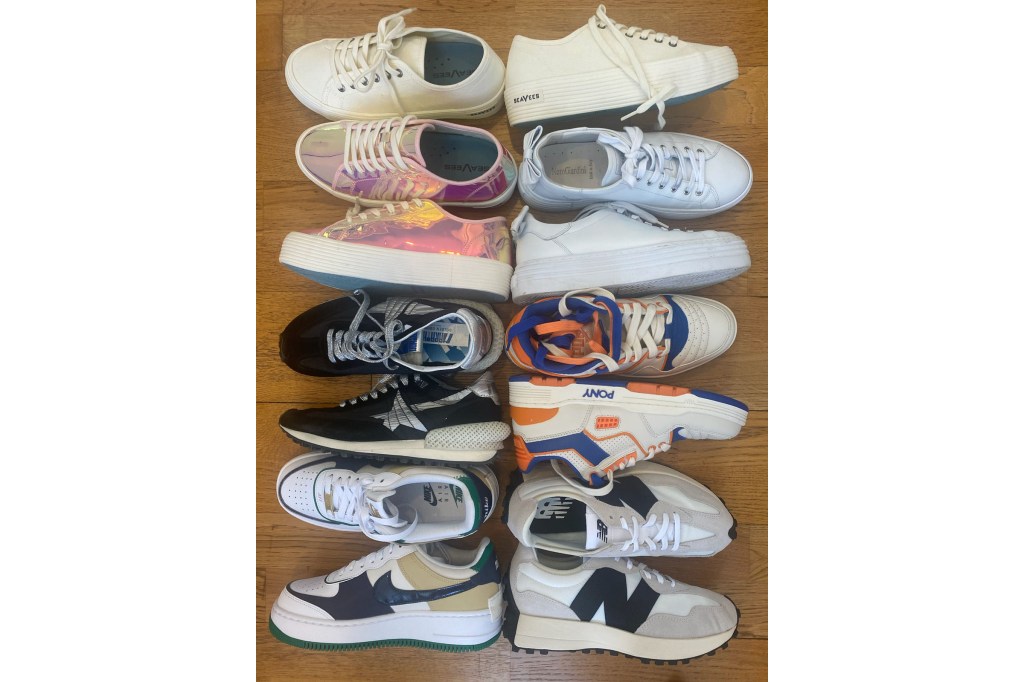 Group of different shoes