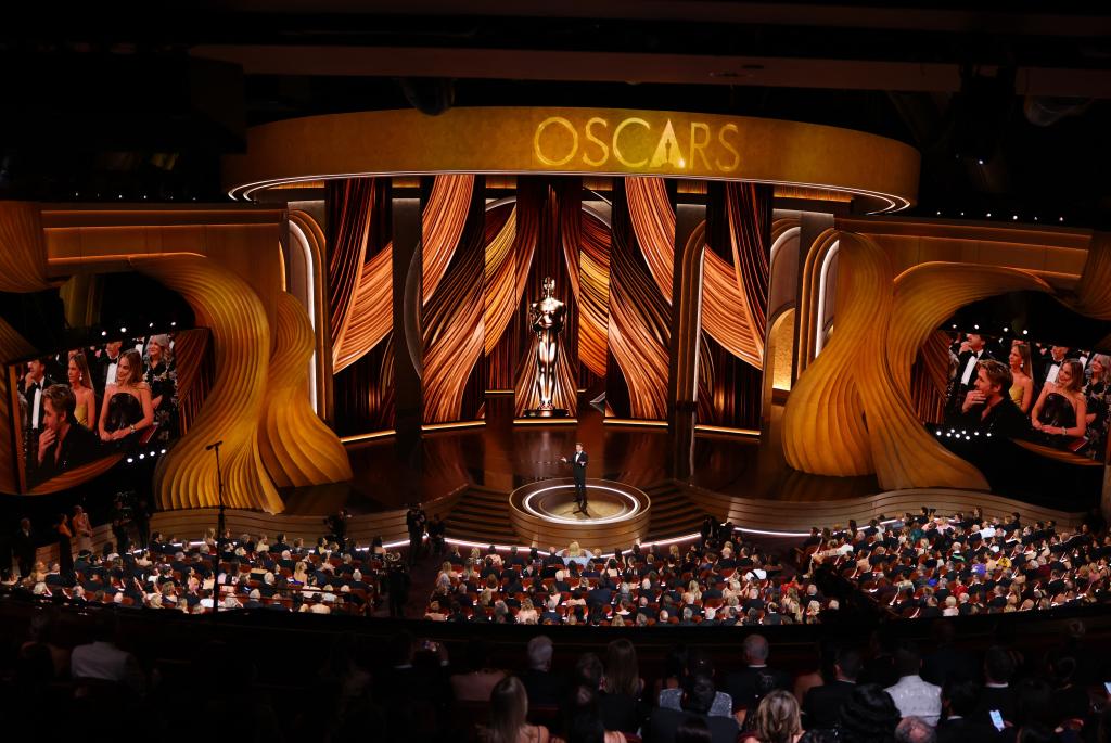 Jimmy Kimmel hosting the Oscars. 