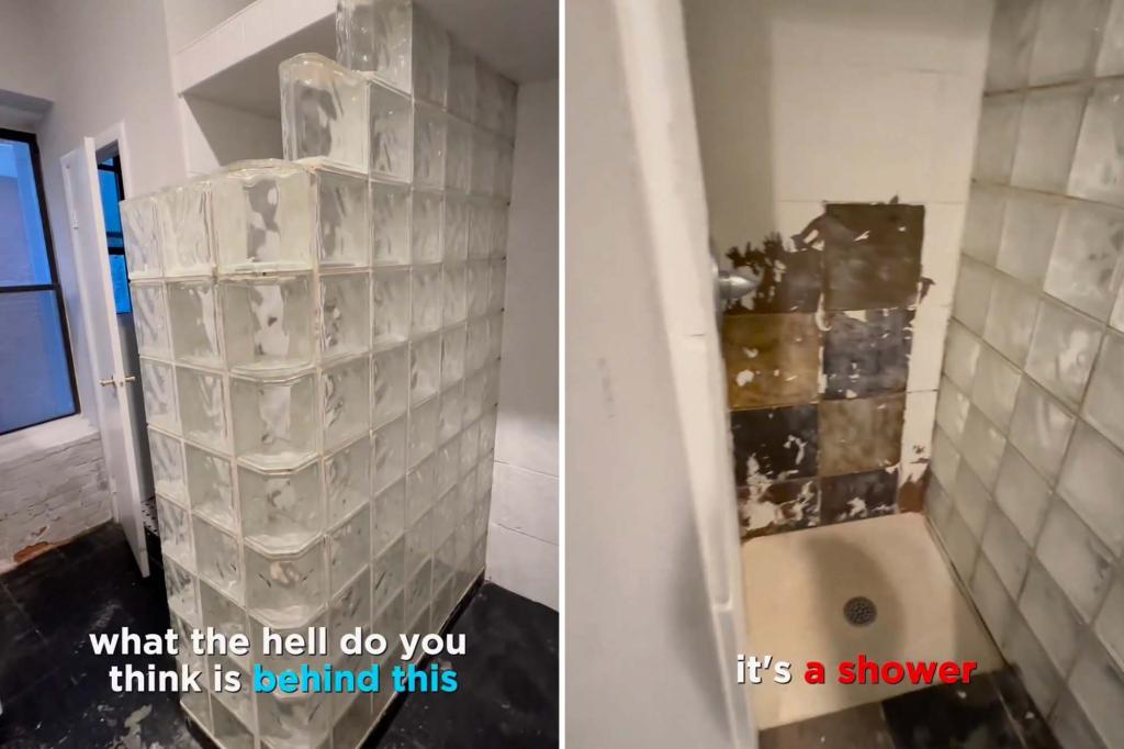 A small NYC studio apartment went viral for its odd and grimey looking shower steps from kitchen space.