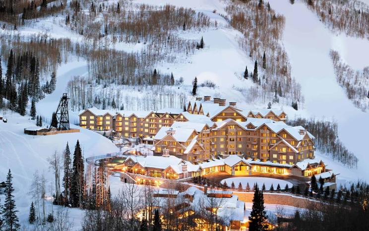 Aerial of Clubâs Montage Deer Valley and Ironwood Residences.