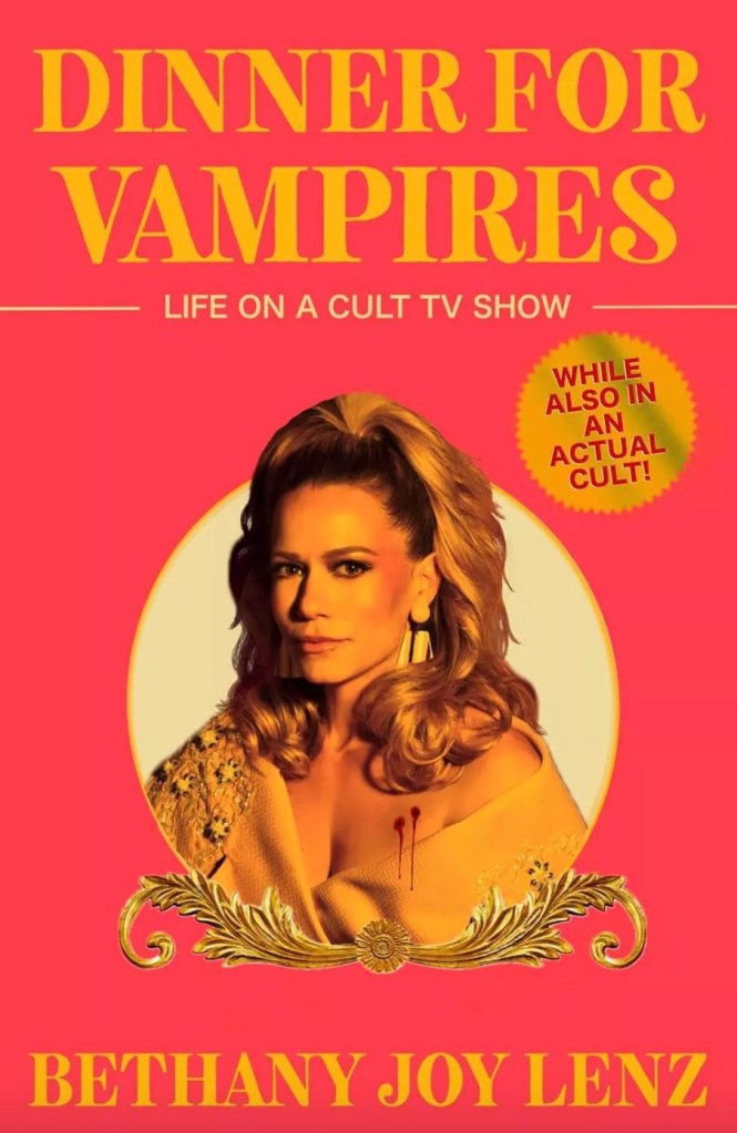 Bethany Joy Lenz on the cover of her book. 