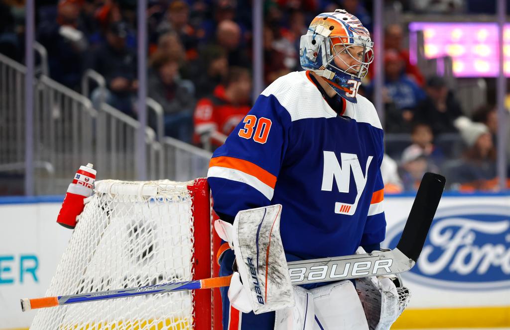 Islanders goaltender Ilya Sorokin 