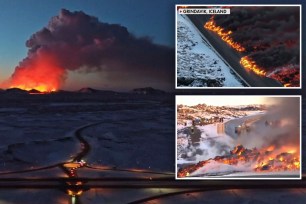 A state of emergency has been declared in Iceland after a volcano erupted for the fourth time since December