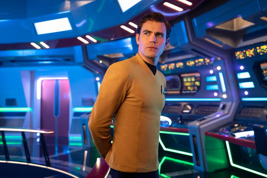 Paul Wesley on a space ship. 