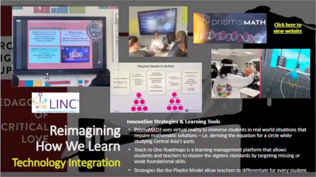 Presentation slide about AI during CCHS March 2024 Calendar & Business Meeting with text and charts.