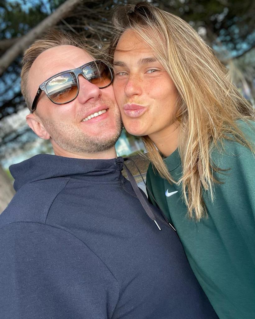 Konstantin Koltsov and Aryna Sabalenka had been dating for about three years.