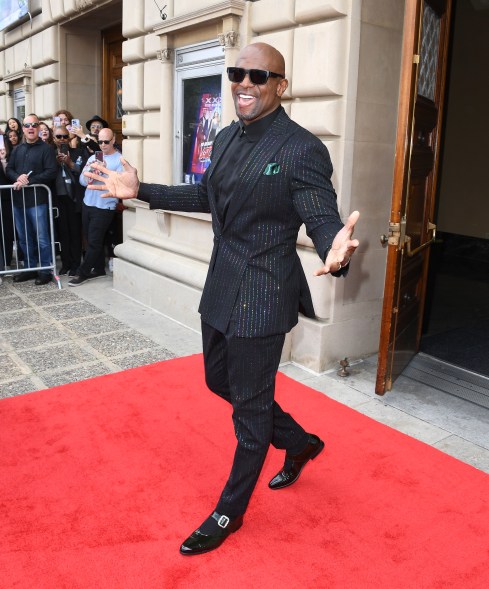 Terry Crews posing at the 'America's Got Talent' Season 19 Red Carpet event in Pasadena, California.