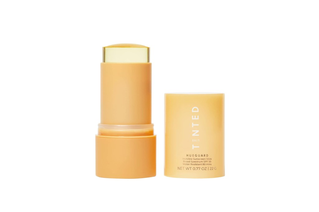 tinted-sunscreen - a cream tube with a lid