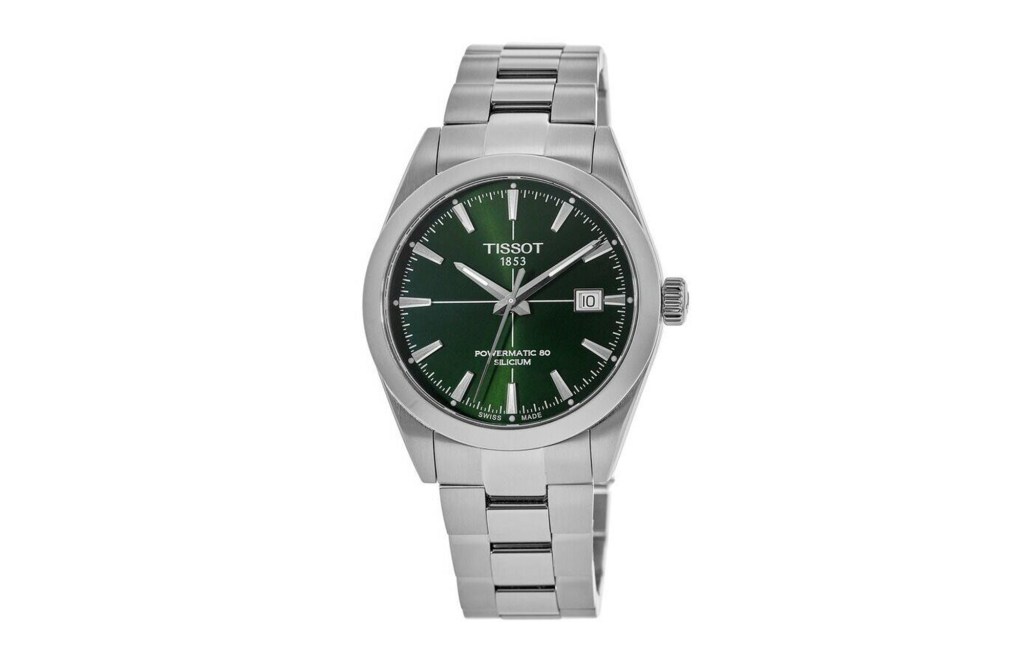 New Tissot Gentleman Automatic Green Dial Steel Men's Watch