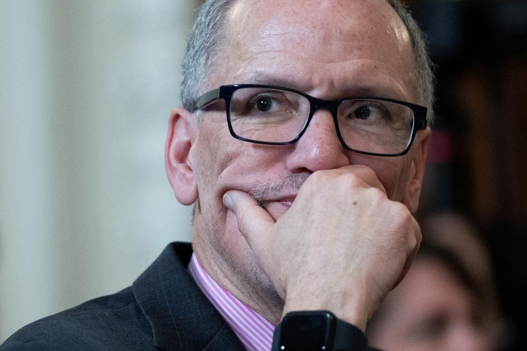 Biden administration aide Tom Perez was invited to a  suite at Highmark Stadium  for a Buffalo Bills playoff game on Jan. 21, according to records.