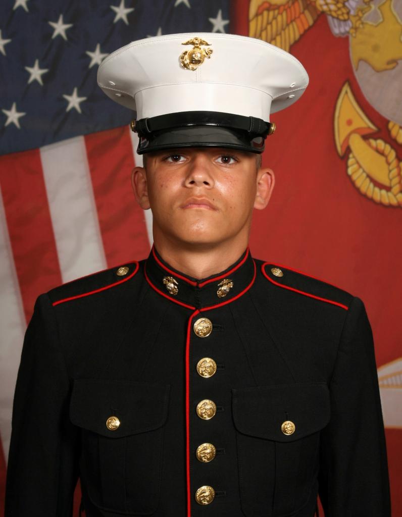 An undated photo of Kareem Nikoui, 20, a Marine among the thirteen U.S. service members who were killed in a deadly airport suicide bombing in Kabul, Afghanistan on August 26, 2021.