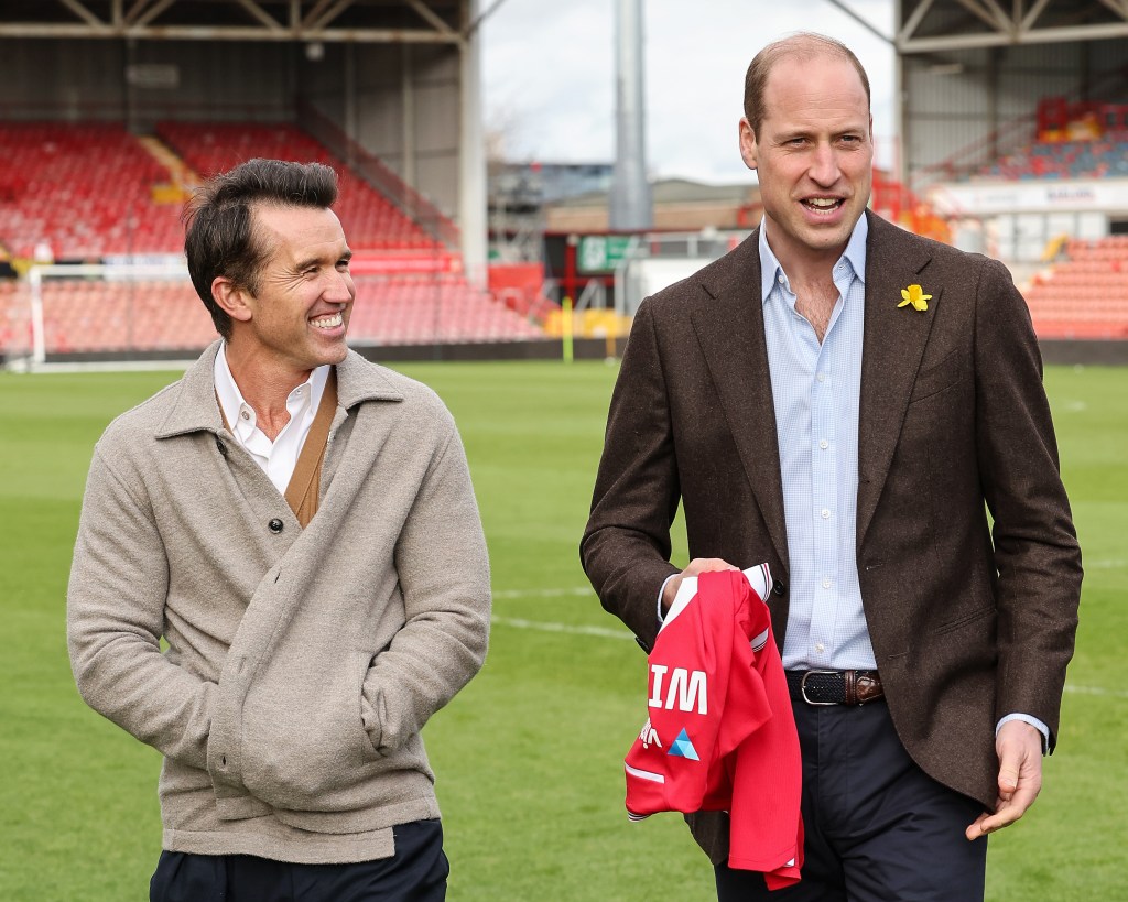 Rob McElhenney and Prince William. 