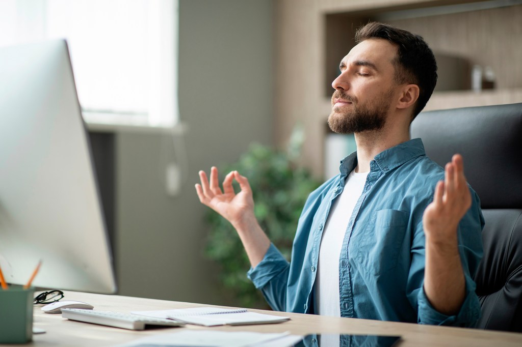 Simply sighing — taking two inhalations through the nose and a long exhalation through the mouth — helps people lower their stress response.