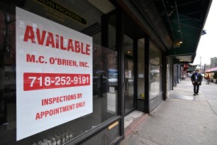 Per the city Department of Finance, more than 11% of Big Apple storefronts now sit empty, discouraging nearby commerce and attracting disorder.