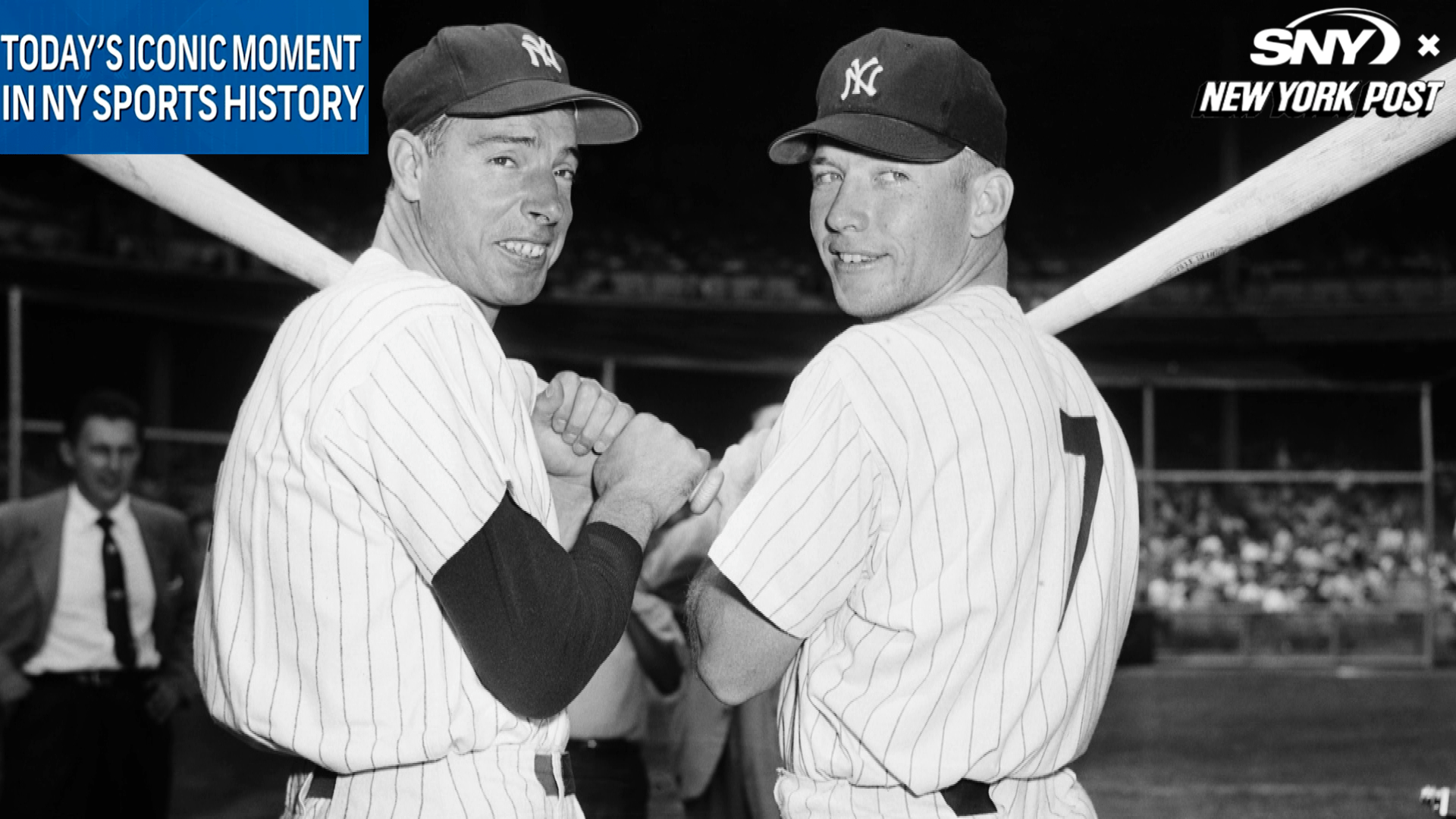 Today’s Iconic Moment in New York Sports History: Yankees dedicate plaques to Mickey Mantle & Joe DiMaggio