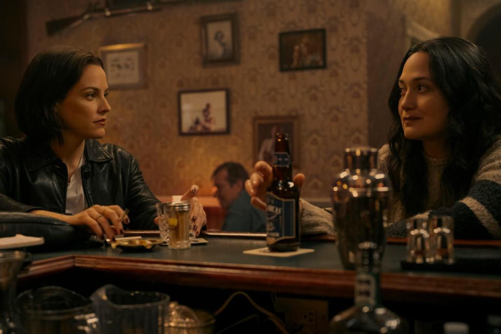 Riley Keough and Lily Gladstone in "Under The Bridge." 