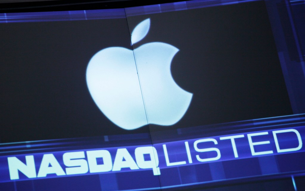 The performance of Apple's stock has lagged behind other blue chip tech companies such as Microsoft and Nvidia.