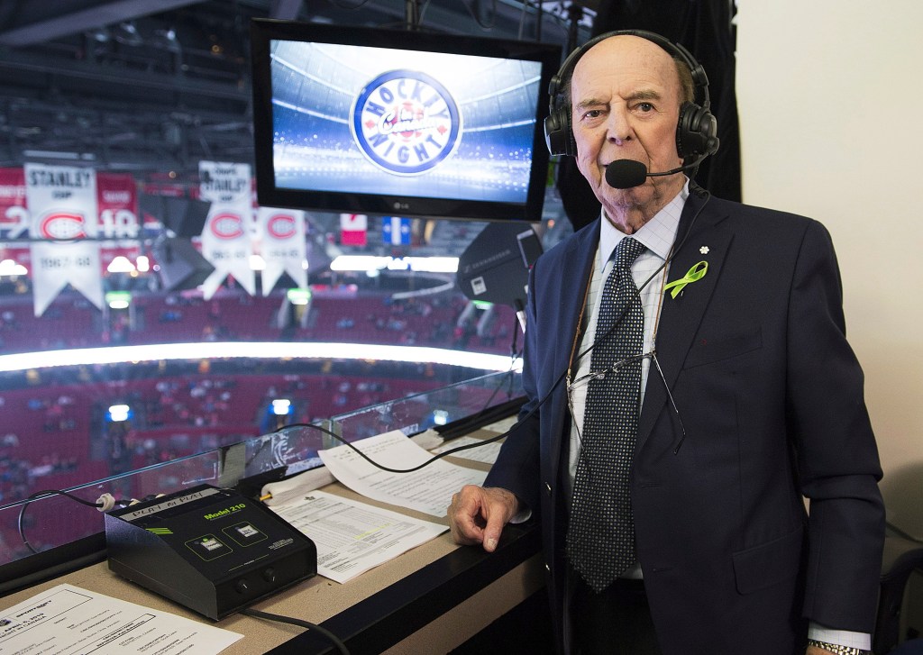 Bob Cole, the longtime voice of hockey in Canada, has died at the age of 90.