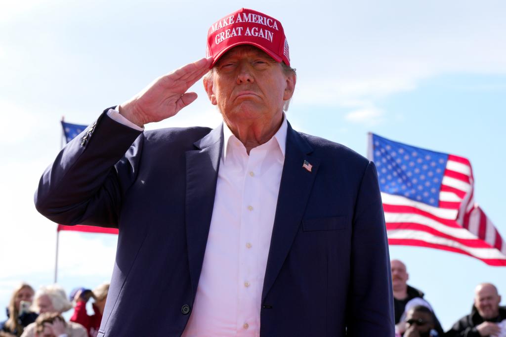 Trump has been backing Jan. 6 protesters in his re-election campaign and has stood in salute with a recorded chorus of the prisoners singing.