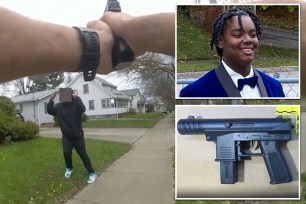 Cop seen on video shooting teen