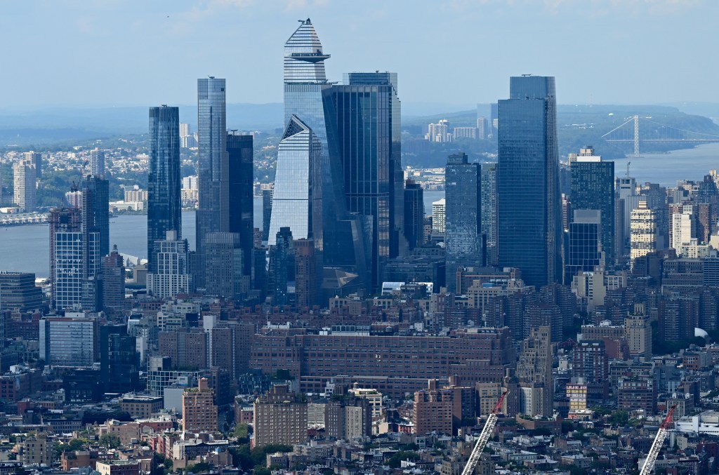 The city skyline is built to withstand smaller magnitude earthquakes.