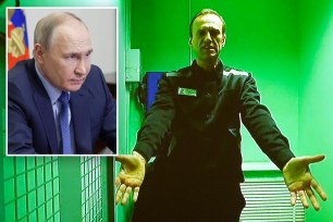 Vladimir Putin, Alexei Navalny