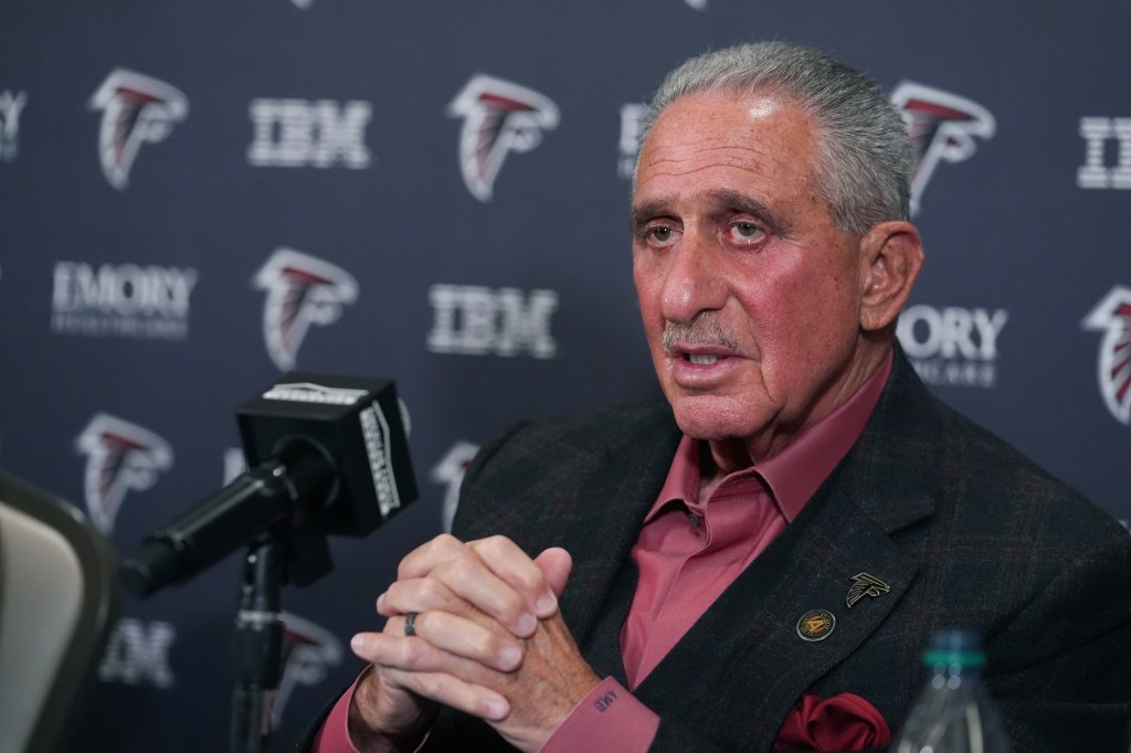 Atlanta Falcons owner Arthur Blank. 