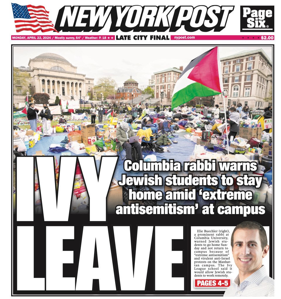 new york post front cover