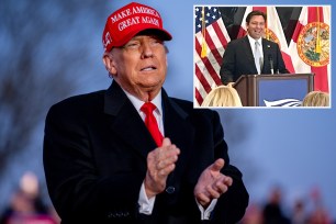 Donald Trump and Ron DeSantis