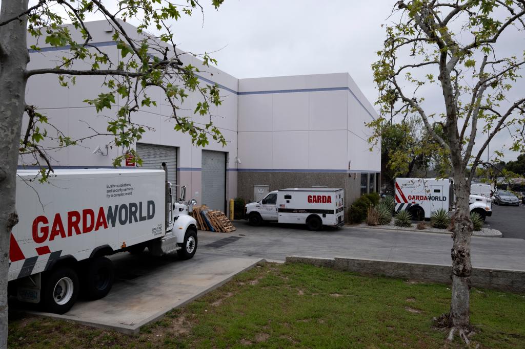 About $30 million in cash was stolen from the GardaWorld facility in Sylmar.