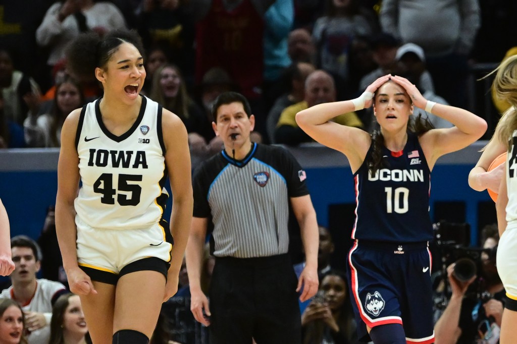 Iowa won a thriller over UConn that came down to the final seconds.