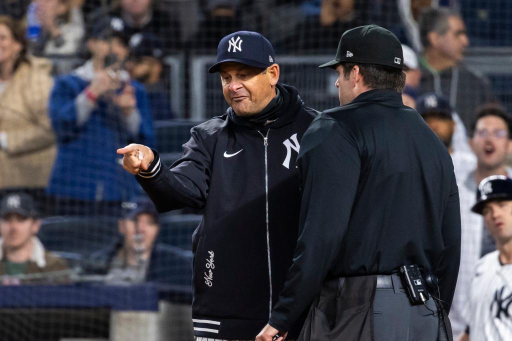 Aaron Boone is no stranger to ejections.