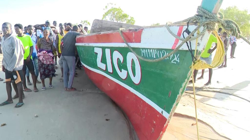 There are 26 others missing from the ferry boat that capsized off the northern coast of Mozambique, according to an official, on April 8. 2024.