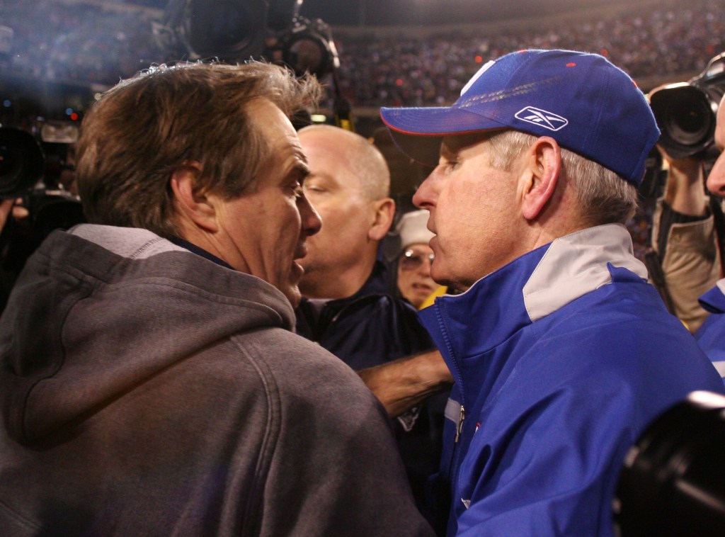 The Patriots beat the Giants on the December 2007 night.