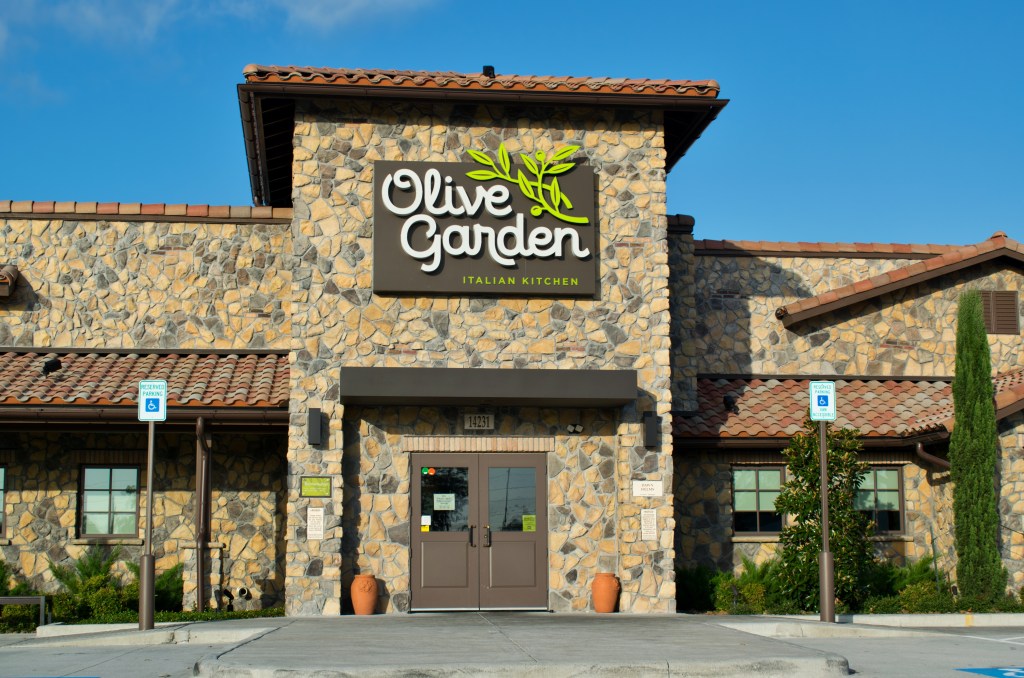 Olive Garden is becoming increasingly out of reach for the lower-income consumer, according to the company's CEO.