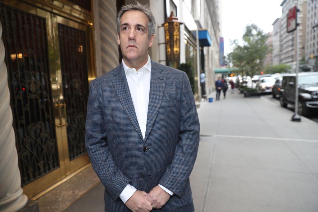 Despite Michael Cohen's soured relationship with Donald Trump, he still resides at Trump Park Avenue. Byline: G.N.Miller/NYPost. Note: Oct 24,, 2023,